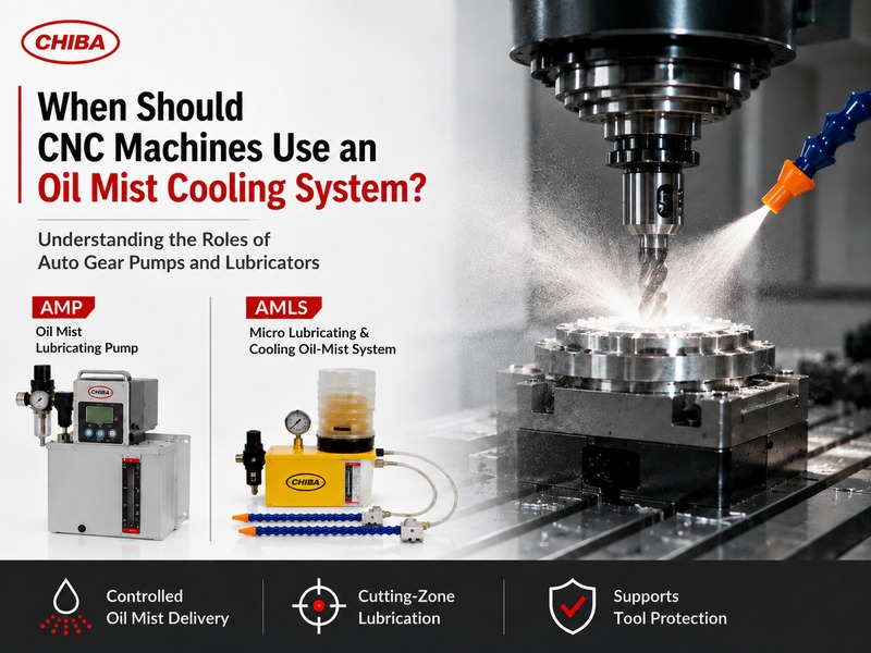 When Should CNC Machines Use an Oil Mist Cooling System? Understanding the Roles of Auto Gear Pumps and Lubricators