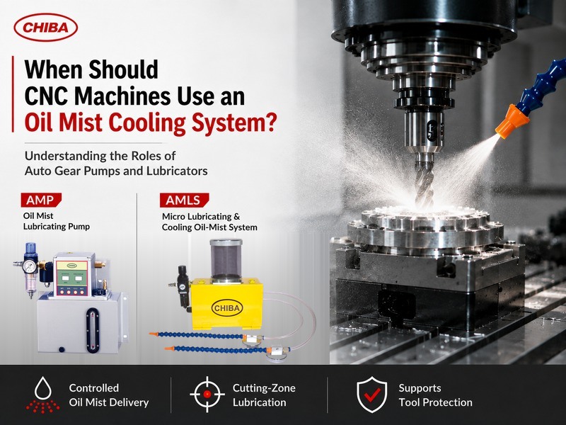 When Should CNC Machines Use an Oil Mist Cooling System? Understanding the Roles of Auto Gear Pumps and Lubricators